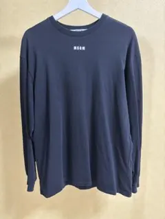 【MSGM】ブラック 長袖カットソーのサムネイル