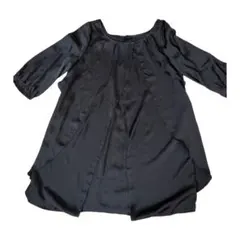 EMMAJAMES ブラウス　七分袖　黒　11号