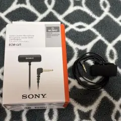 SONY　ソニー　ステレオ収音対応のラベリアマイクロホン　ECM-LV1