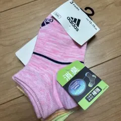新品未使用adidasネオンカラーキッズソックス3足セット13〜19cm