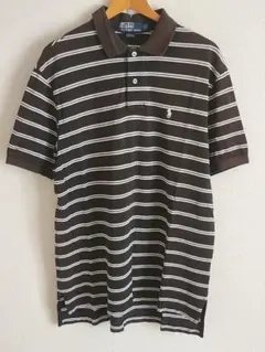 ポロ バイ ラルフローレン ボーダーポロシャツ 黒ブラックRalphLauren