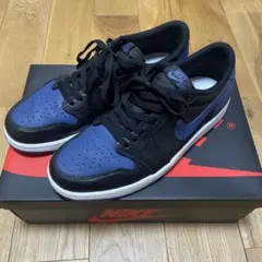 美品 NIKE AIR JORDAN 1 low og ミスティックネイビー