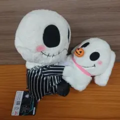 ナイトメアービフォア クリスマス FukuFuku ペアぬいぐるみ