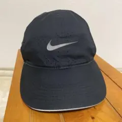 Nike 通気性 ランニングキャップ 黒 小さめ