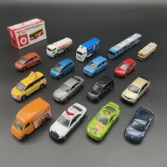 トミカ ミニカー おまとめ売り 17台セット ハッピーセット おもちゃ