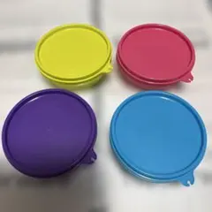 タッパーウェア ハンディボール（小）カラフル食品保存容器 4個セット
