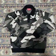 25FW Supreme カモフラージュ ニットポロセーター L 極美品 - メルカリ