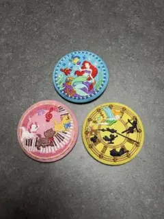ディズニー 刺繍缶バッジ 3つセット
