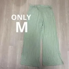 ONLY ライトグリーン カジュアルパンツ　【M】　レディース　グリーン
