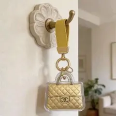 ⭐︎香奈兒贈品迷你包鑰匙圈金色⭐︎1個附香奈兒紙袋