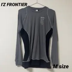 I'Z FRONTIER 長袖インナーTシャツ【M】グレー 冷感 作業服