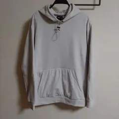 adidas フード付きパーカー ライトグレー　プルオーバー　アディダス