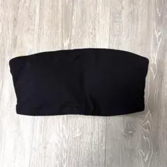 GU ジーユー　バンドゥ　チューブトップ　　バッククロス　ブラック　Sサイズ