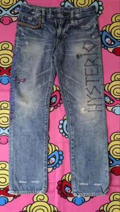 HYSTERICMINIスタッズデニムパンツ