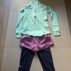 アンダーアーマー　スポーツタイツ　ネイビー　SM