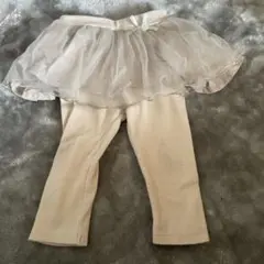 美品petitmain レギンス付チュールスカート