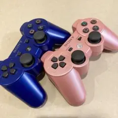 【2個セット】DUALSHOCK 3 コントローラー ピンク ブルー