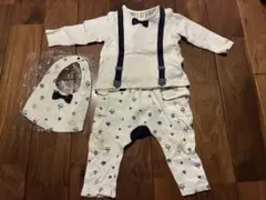 【新品スタイ】ハルウララ　ベビー服　セットアップ　80