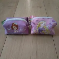 ★値下げ★　ディズニープリンセス　ミニポーチ　ポーチ　小銭入れ　２個セット