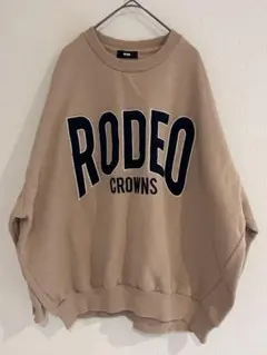 RODEO CROWNS オーバーサイズ　トレーナー　FREE