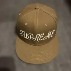 Supreme 59FIFTY キャップ 7 3/4 ブラウン