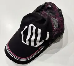 adidas ストライプ メッシュキャップ