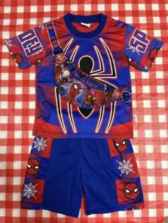 スパイダーマン 半袖Tシャツ 上下セットアップ