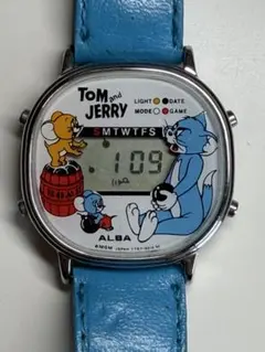 【動作確認済】SEIKO トムとジェリー ALBA アニメタイム 新品電池交換済のサムネイル