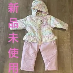 新品　未使用　スノーウェア　女児　90センチ　スキーウェア　つなぎ