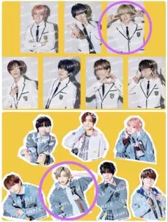 なにわ男子 HARDWORK 道枝駿佑 トレカ フレークシール