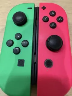 Nintendo Switch ジョイコン ネオングリーン、ネオンピンク　左右