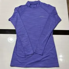 新品　TIGORA 長袖ハイネックインナーシャツ パープル　サイズO