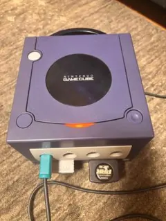 Nintendo GameCube 本体 紫色 メモリーカード付き