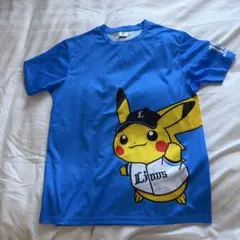 埼玉西武ライオンズ ポケモン ピカチュウTシャツ Lサイズ - メルカリ
