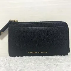 CHARLES & KEITH ブラックカードケース