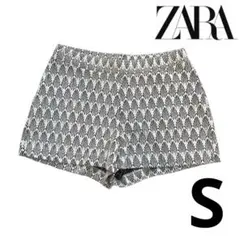 【即日発送】ZARA 葉柄プリント ショートパンツ