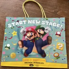 マリオとピーチ姫のショップバッグ　AMU HAKATA