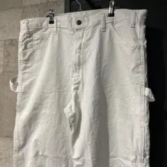 Dickies ディッキーズ ペインターパンツ ホワイト 30x32 赤タグ - メルカリ
