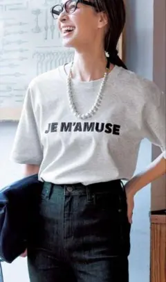 今期アンフィーロ★汗ジミ防止 冷感グレー Tシャツ