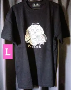 ちいかわ トーキョーちいかわ Tシャツ ネオン ブラック XLサイズ