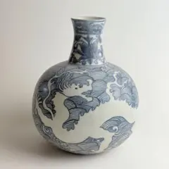 切込焼 染付辣韮徳利 - メルカリ