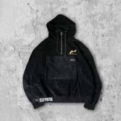 NON-VIOLENCE×ELLY PISTOLハーフジップコーデュロイパーカー