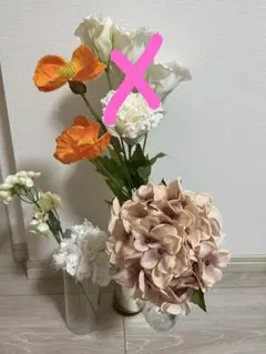 造花　結婚式　テーブルコーディネート　ウェルカムスペース