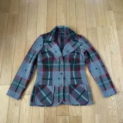 70sビンテージ！デザインポリエステルジャケット