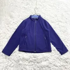 エルエルビーン キッズ フリースジャケット ジップアップ ロゴ刺繍 アウトドア