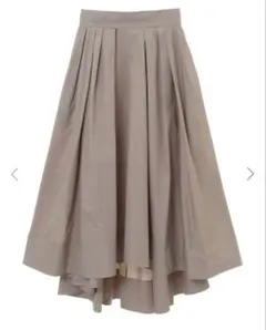 【未使用級】マディソンブルー フレアスカート ベージュ ロング M マキシ丈 スカート MI―MOLLET FLARE SK BACK