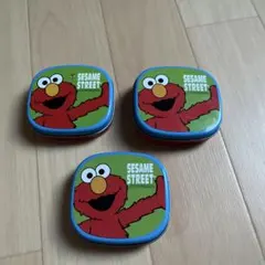 SESAME STREET エルモ ミニ缶ケース 3個セット