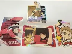 ハイキュー!!キャラカットステッカーガム　クリアカードコレクションガム4