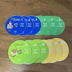 CDのみ　ディズニー英語　ストーリーアンドソングス　ワールドファミリー