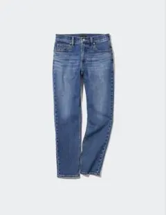 UNIQLOストレッチスリムストレートジーンズ　ブルー26inch